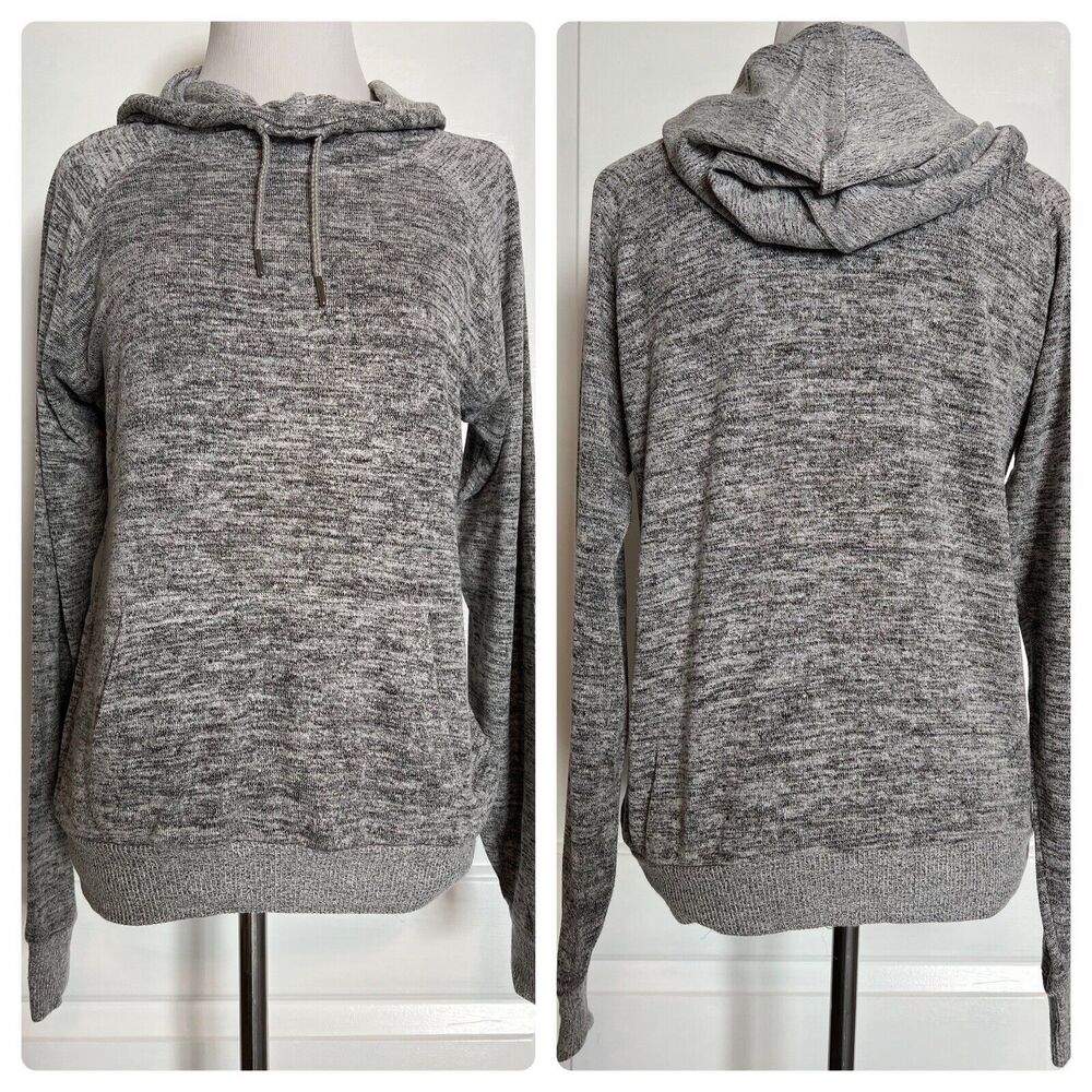 Jo & Co Los Angeles Boutique Hoodie Pullover Light Sweatshirt Funnel Neck M Fall